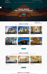Mẫu web khách sạn S04